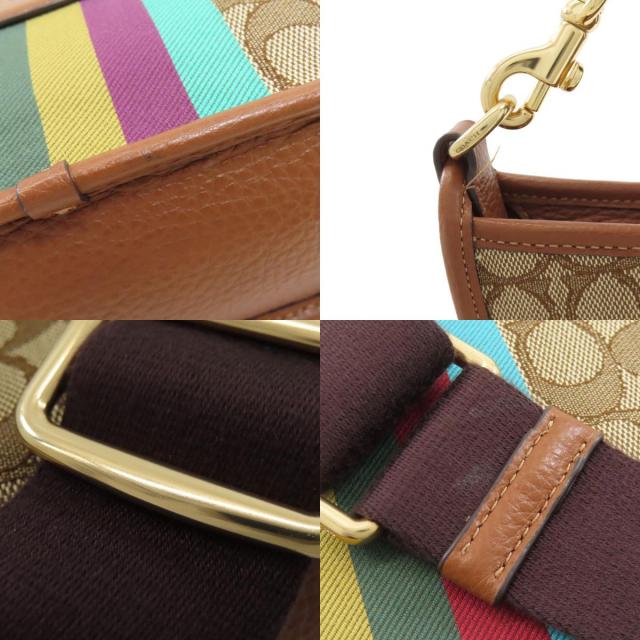 COACH コーチ CC144 シグネチャー ショルダーバッグ キャンバス