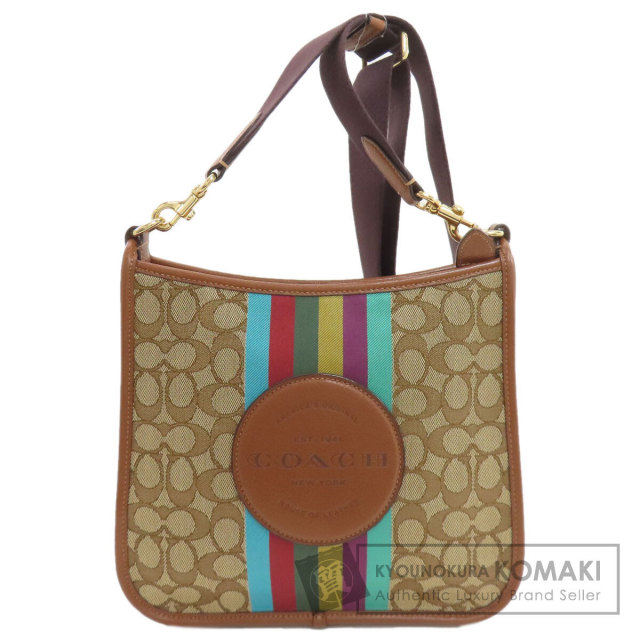 COACH コーチ CZ183 エリー ファイル シグネチャー ショルダーバッグ PVC レディース [中古] COACH コーチ CZ183 エリー ファイル シグネチャー ショルダーバッグ