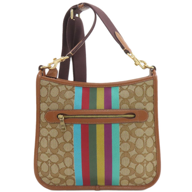 COACH コーチ CC144 シグネチャー ショルダーバッグ キャンバス レディース [中古] COACH コーチ CC144 シグネチャー ショルダーバッグ キャンバス