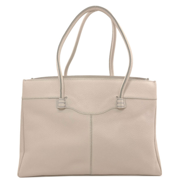 【未使用に近い】 TOD’S トッズ モカシーノ トートバッグ アイボリー TODS トッズ モカシーノ トートバッグ レザー レディース [中古