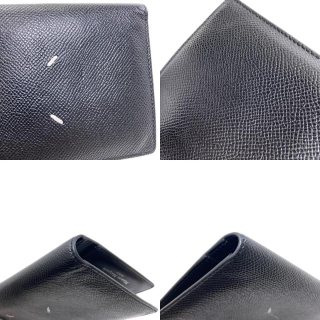 MaisonMargiela メゾン・マルジェラ ロゴ 二つ折り財布（小銭入れあり） レザー レディース [中古] メゾンマルジェラ Maison Margiela 財布 ミニ財布 二つ折り財布 小銭
