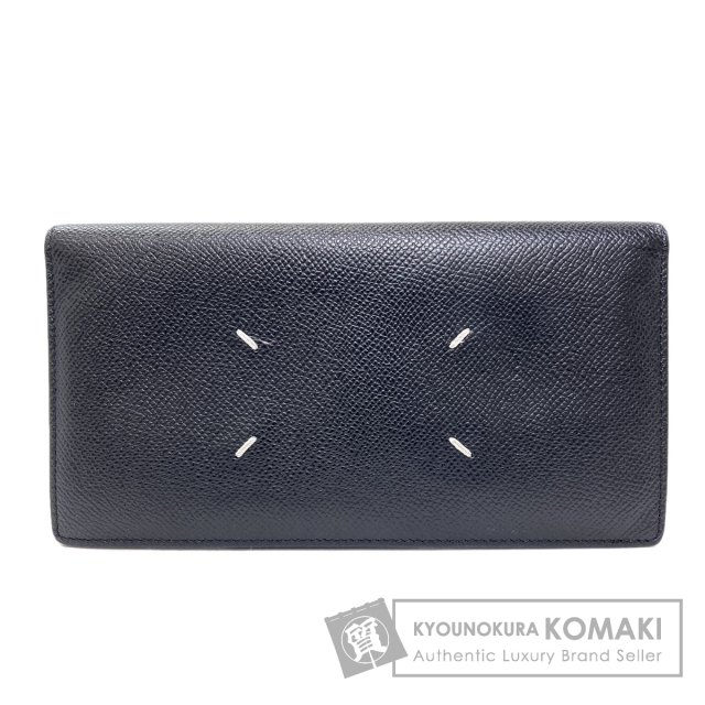 MaisonMargiela メゾン・マルジェラ ロゴ 二つ折り財布（小銭入れあり） レザー レディース [中古] メゾンマルジェラ Maison Margiela 財布 ミニ財布 二つ折り財布 小銭
