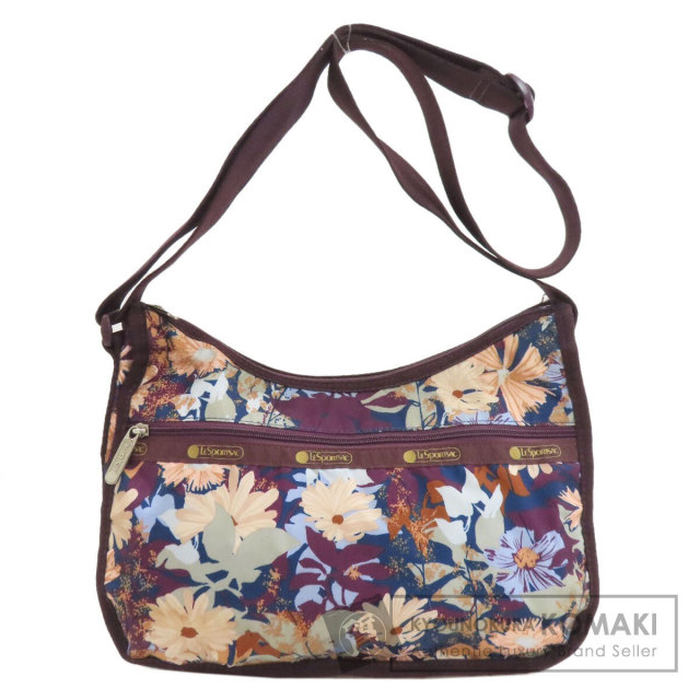 2756　廃盤　レスポートサック　ショルダーバッグ　ボタニカルフラワー　未使用 LeSportsac レスポートサック フラワー ショルダーバッグ ナイロン素材