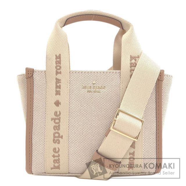 kate spade ケイトスペード 2WAY ハンドバッグ キャンバス レディース 