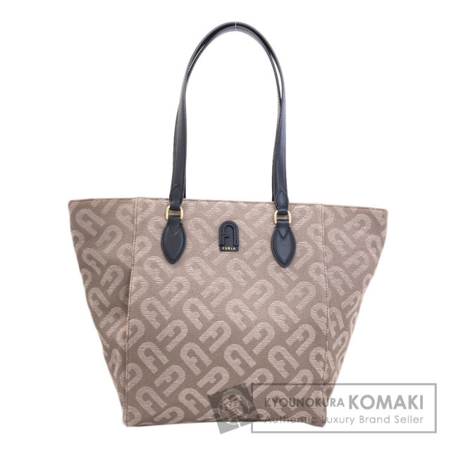 フルラ トートバッグ アーチロゴーパターン