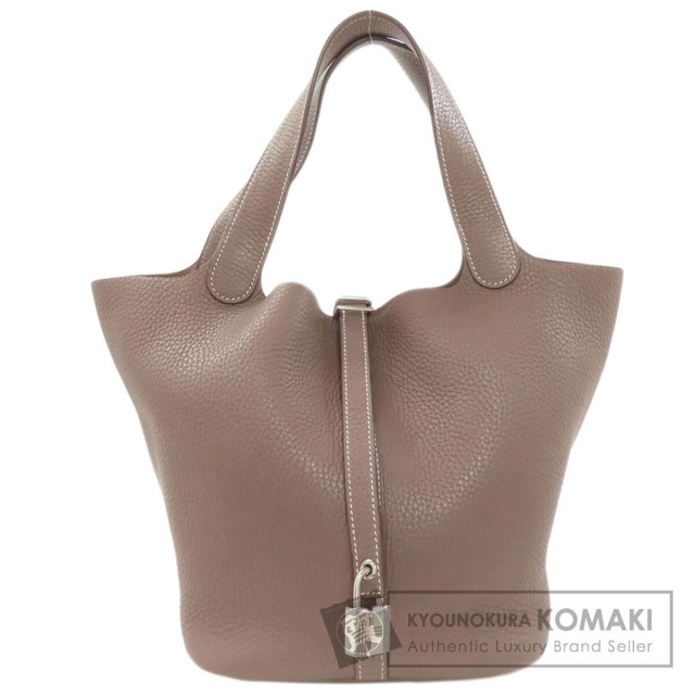 エルメス ハンドバッグ ピコタンロックMM エトープ シルバー金具