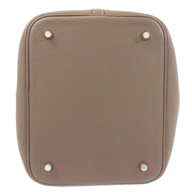 エルメス ハンドバッグ ピコタンロックMM エトープ シルバー金具