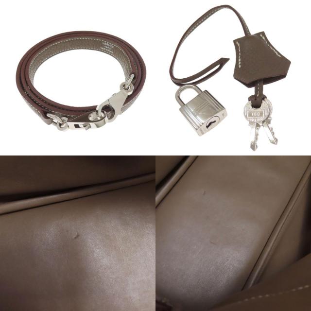 エルメス ハンドバッグ ボリード31 エトープ シルバー金具
