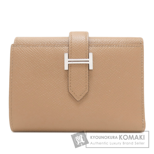 エルメス 二つ折り財布（小銭入れあり） ベアン コンビネ ヴェルソ シルバー金具