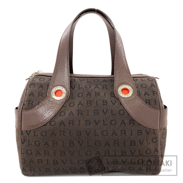 BVLGARI ブルガリ ロゴマニア ハンドバッグ キャンバス レディース BVLGARI ブルガリ ロゴマニア ハンドバッグ キャンバス レディース