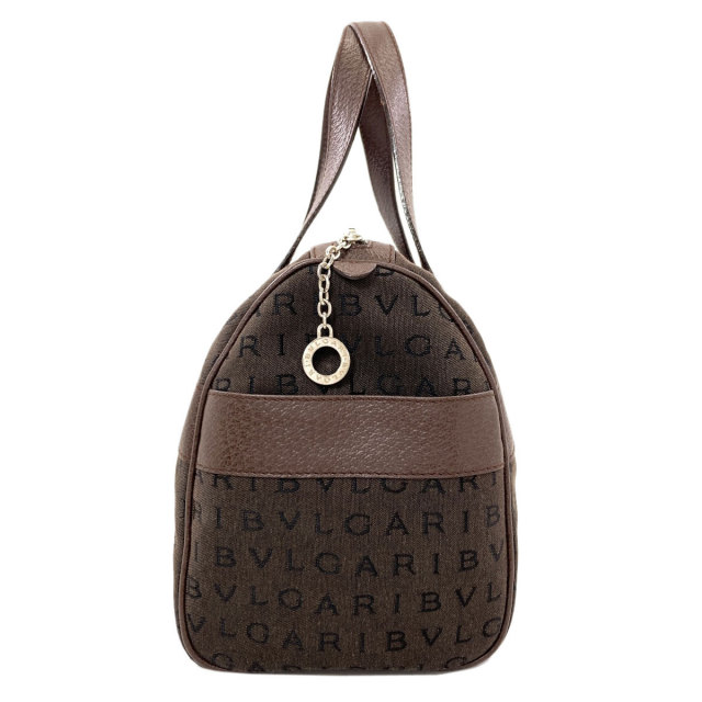 BVLGARI ブルガリ ロゴマニア ハンドバッグ キャンバス レディース BVLGARI ブルガリ ロゴマニア ハンドバッグ キャンバス レディース
