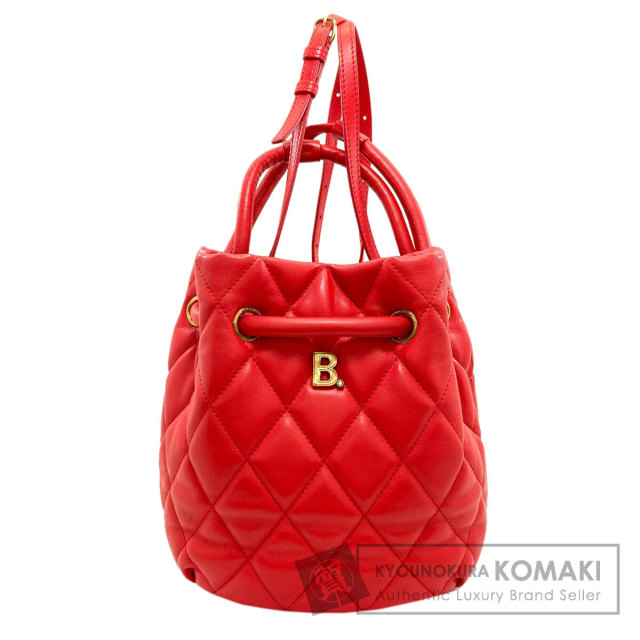 BALENCIAGA バレンシアガ 600327 バケット 2WAY ハンドバッグ カーフ