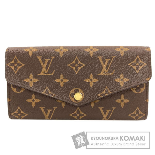 LOUIS VUITTON ルイヴィトン M69747 ポルトフォイユ・サラ NM ヴィヴィエンヌ 長財布（小銭入れあり） モノグラムキャンバス レディース [中古] LOUIS VUITTON - LOUIS VUITTON ルイヴィトン M69747 ポルトフォイユ