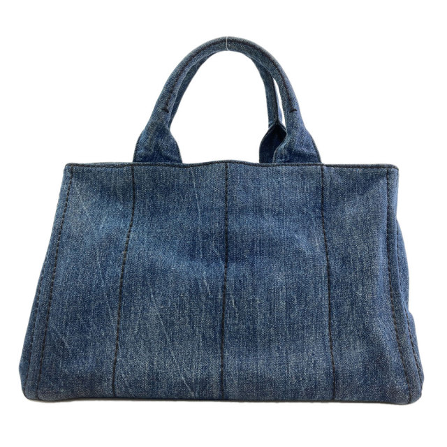 PRADA プラダ カナパ 2WAY ハンドバッグ デニム レディース PRADA プラダ カナパ 2WAY ハンドバッグ デニム レディース