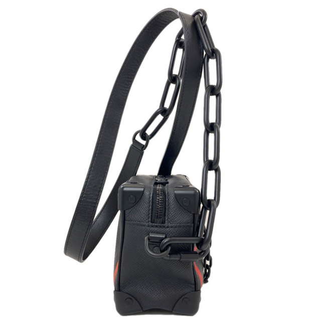 LOUIS VUITTON ルイヴィトン M30351 ミニ・ソフトトランク ショルダーバッグ タイガレザー レディース [中古] LOUIS VUITTON ルイヴィトン M30351 ミニ・ソフトトランク ショルダー