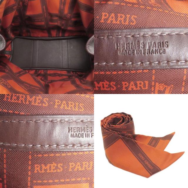 HERMES エルメス ガーデンツイリーTPM ハバナ ハンドバッグ スイフト