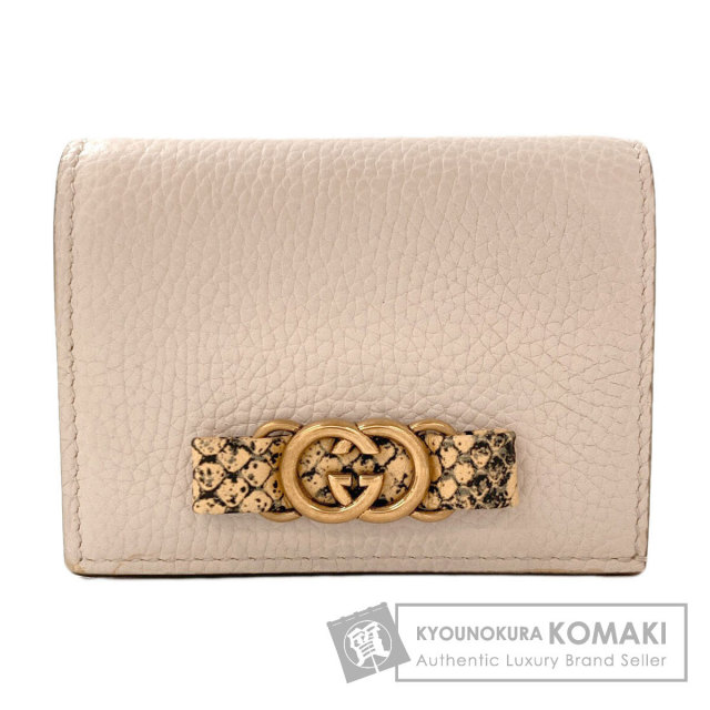 ✨ほぼ未使用✨GUCCI グッチ インターロッキング　二つ折り財布　ダラーカーフ GUCCI（グッチ） 財布 メンズ 二つ折り札入れ インターロッキングG