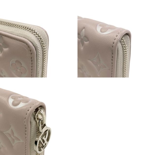 LOUIS VUITTON ルイヴィトン M13700 ジッピー・ウォレット ブルーム 長財布（小銭入れあり） ラムレザー レディース [中古] LOUIS VUITTON（ルイ・ヴィトン） 財布 ジッピーウォレット ラムレザー