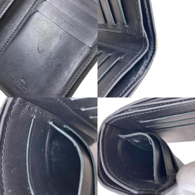 ベルルッティ 二つ折り財布（小銭入れあり） ロゴ