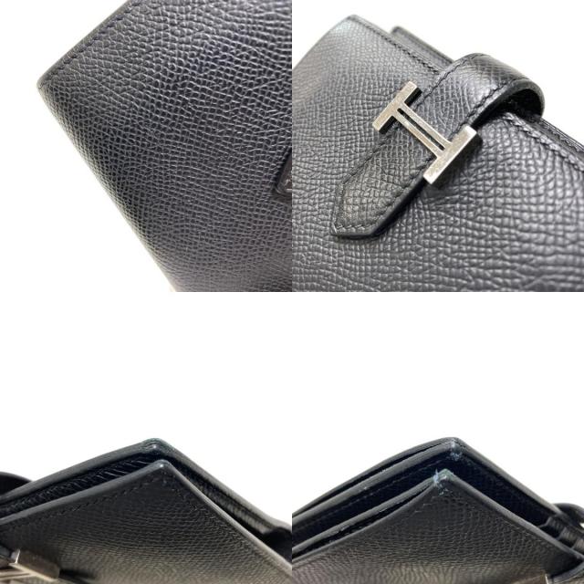 HERMES エルメス ベアンコンパクト シルバー金具 二つ折り財布（小銭