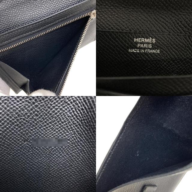 HERMES エルメス ベアンコンパクト シルバー金具 二つ折り財布（小銭