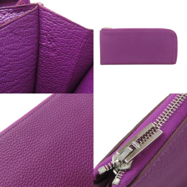 HERMES エルメス リミックス コンバイン シルバー金具 長財布（小銭入れあり） トゴ レディース [中古] HERMES エルメス リミックス コンバイン シルバー金具 長財布（小銭