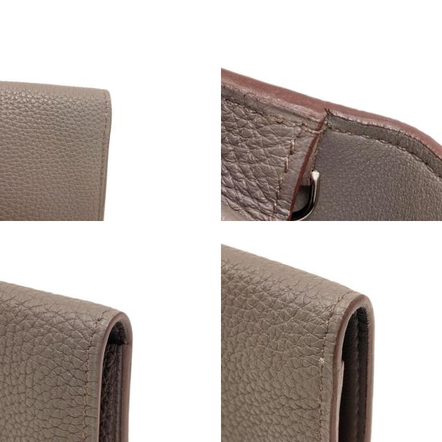 HERMES エルメス ドゴン エタン シルバー金具 カードケース トゴ