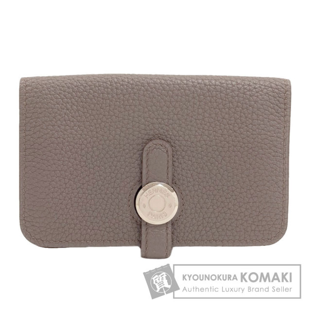 HERMES エルメス ドゴン エタン シルバー金具 カードケース トゴ HERMES エルメス ドゴン エタン シルバー金具 カードケース トゴ