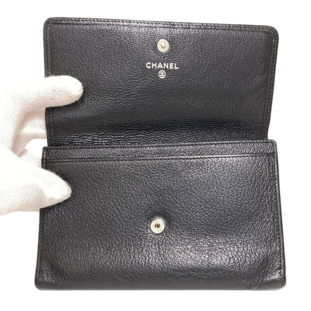 シャネル 長財布（小銭入れあり） ココマーク シルバー金具