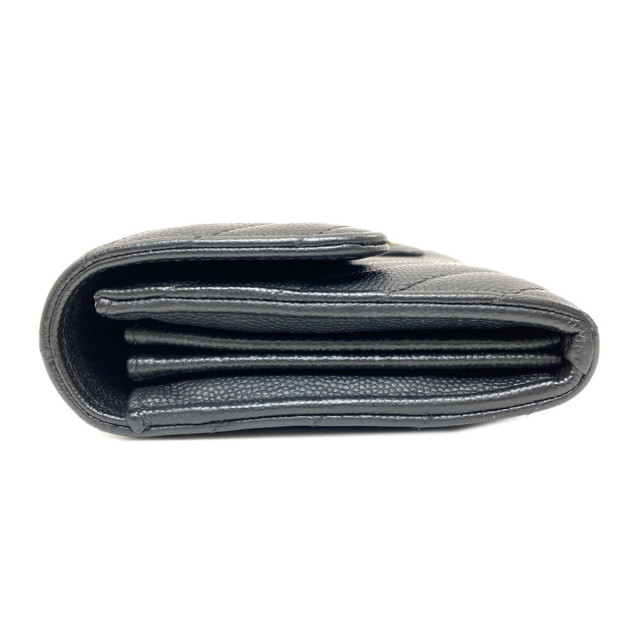 CHANEL シャネル 27723991 Vステッチ ココマーク ゴールド金具 長財布