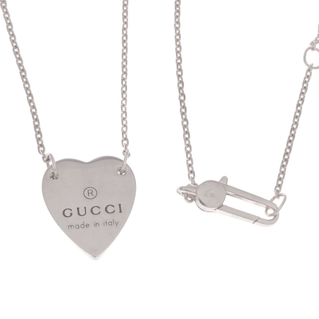 GUCCI グッチ ハート ネックレス シルバー レディース [中古] ブランド