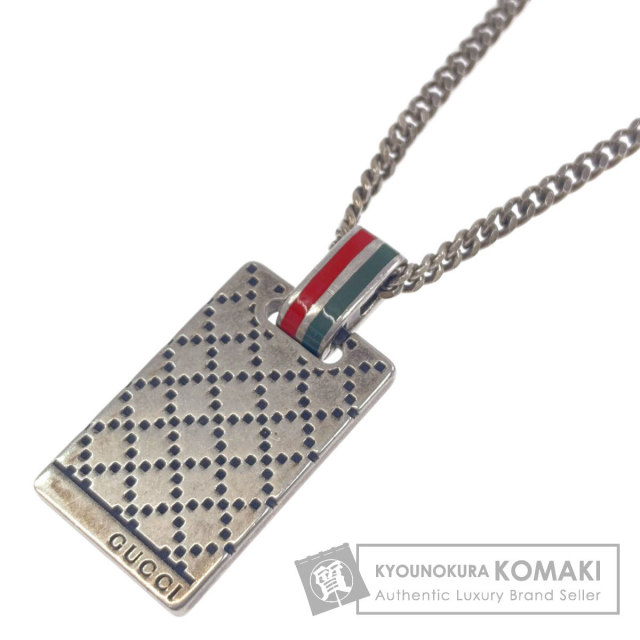 GUCCI グッチ ディアマンテ ネックレス シルバー レディース [中古