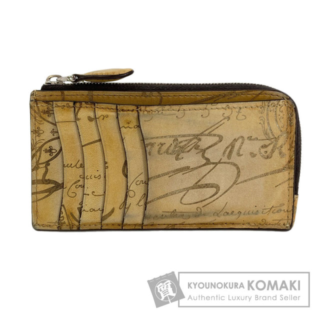 FENDI フェンディ ズッカ柄 カードケース レザー/PVC レディース [中古