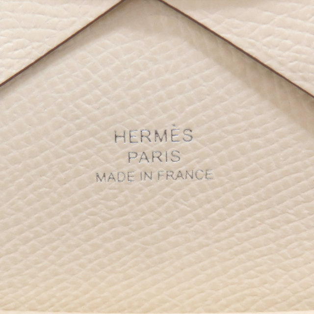 エルメス カードケース カルヴィ デュオ ナタ シルバー金具