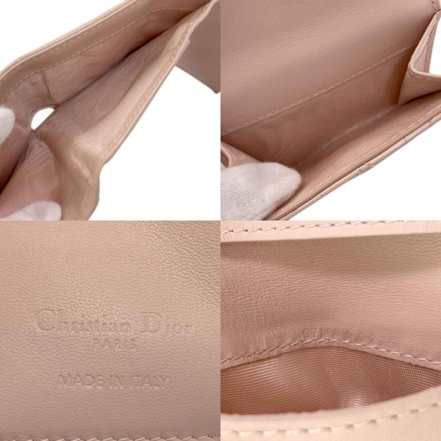CHRISTIAN DIOR クリスチャンディオール レディディオール ロータス 二つ折り財布（小銭入れあり） パテントレザー レディース [中古] CHRISTIAN DIOR クリスチャンディオール レディディオール ロータス 二