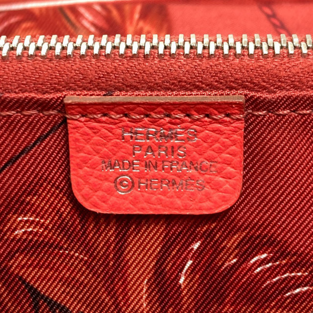 エルメス コインケース アザップシルクインコンパクト シルバー金具