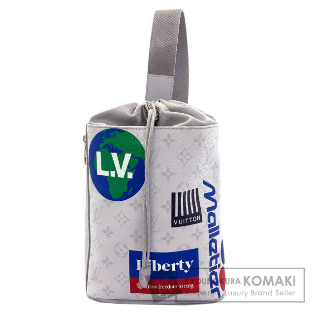タカタカ LOUIS VUITTON ボディバッグ グレー キャンバス タカタカ様専用 LOUIS VUITTON ボディバッグ グレー キャンバス 【公式