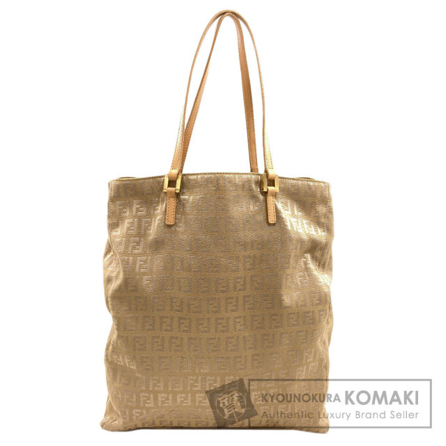 FENDI フェンディ ズッカ柄 トートバッグ キャンバス/レザー