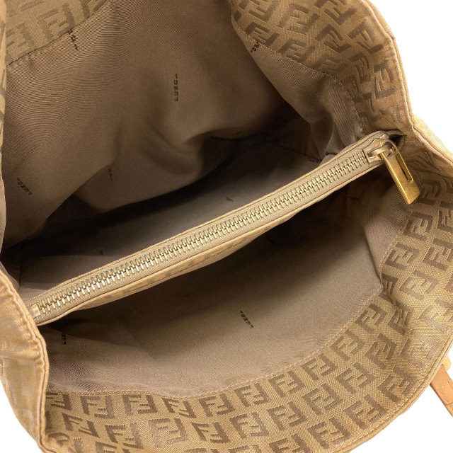 FENDI フェンディ ズッカ柄 ハンドバッグ キャンバス レディース [中古