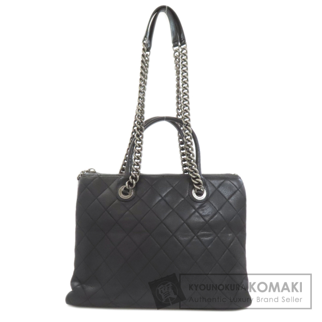 シャネル トートバッグ マトラッセ 2WAY シルバー金具