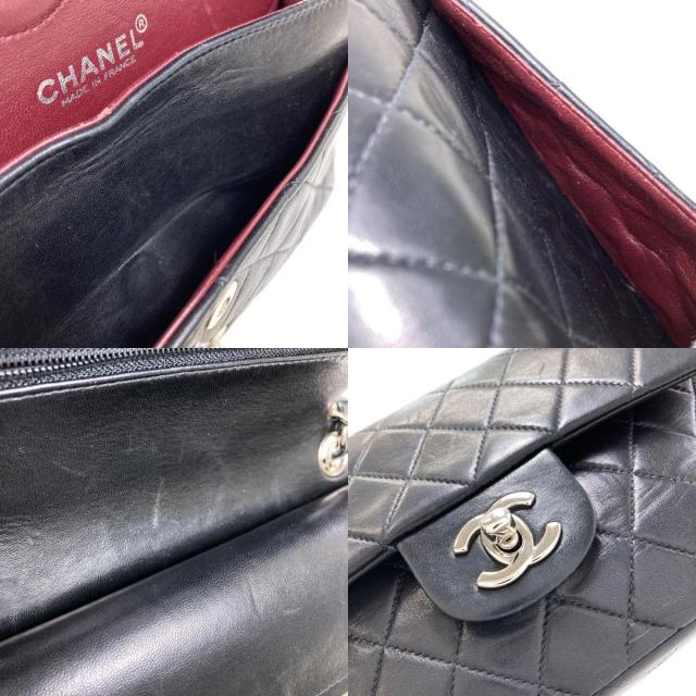 CHANEL シャネル ウエストバッグ マトラッセ ラムスキン 黒 シルバー金具 レディースバッグ ブランド【中古】【送料無料】 CHANEL - シャネル CHANEL バッグ マトラッセ レディース ブランド