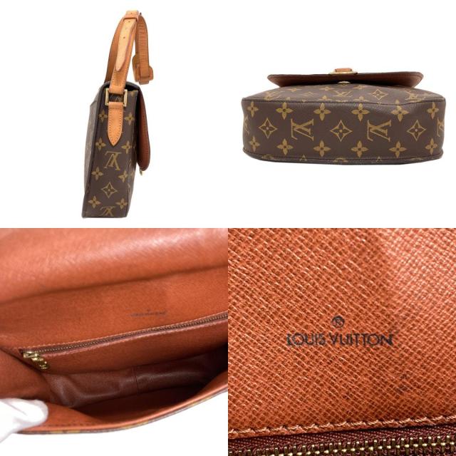 LOUIS VUITTON ルイヴィトン M51242 サンクルー ショルダーバッグ モノグラムキャンバス レディース [中古] ルイヴィトンサンクルー 14145 ブラウン レディース モノグラム