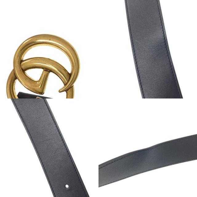 GUCCI グッチ 400593 ダブルGバックル ベルト カーフ メンズ [中古] GUCCI グッチ 400593 ダブルGバックル ベルト カーフ メンズ [中古