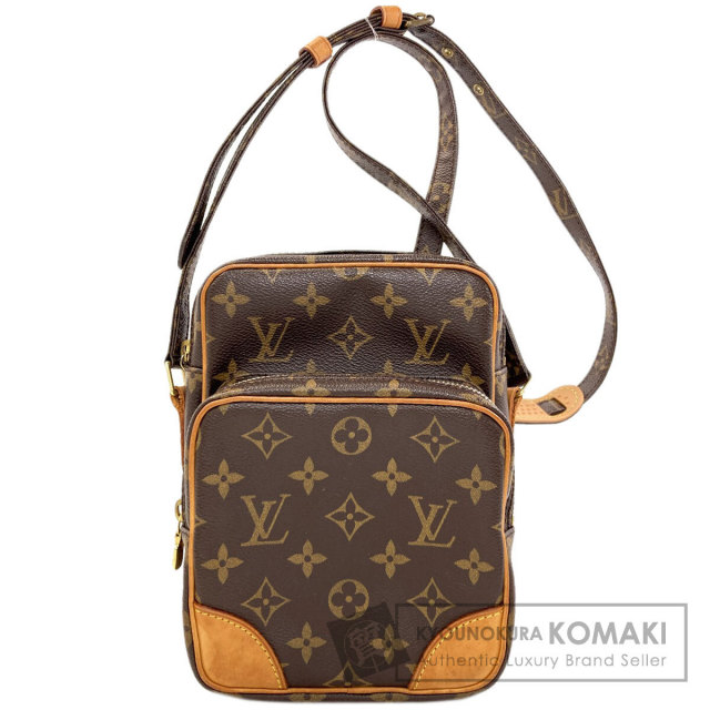 ルイ・ヴィトン LOUIS VUITTON アマゾン ショルダーバッグ バッグ PVCコーティングキャンバス レザー モノグラム レディース ブラウン系 M45236 【中古】 LOUIS VUITTON（ルイ・ヴィトン） アマゾン モノグラム ショルダー