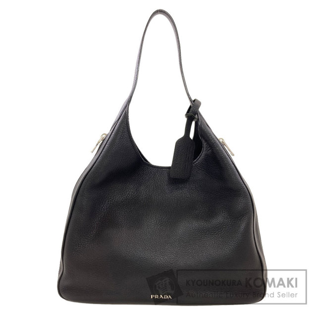 PRADA プラダ ロゴ金具 ショルダーバッグ カーフ レディース [中古] PRADA プラダ ロゴ金具 ショルダーバッグ カーフ レディース [中古