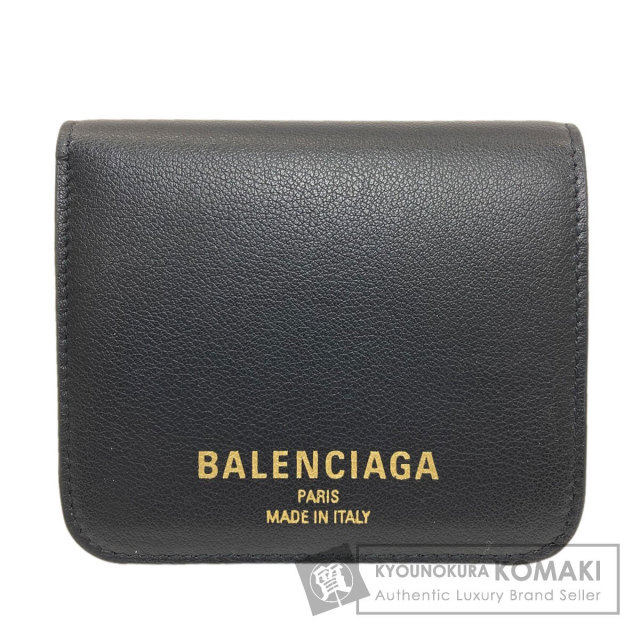 バレンシアガ 二つ折り財布（小銭入れあり） ロゴ