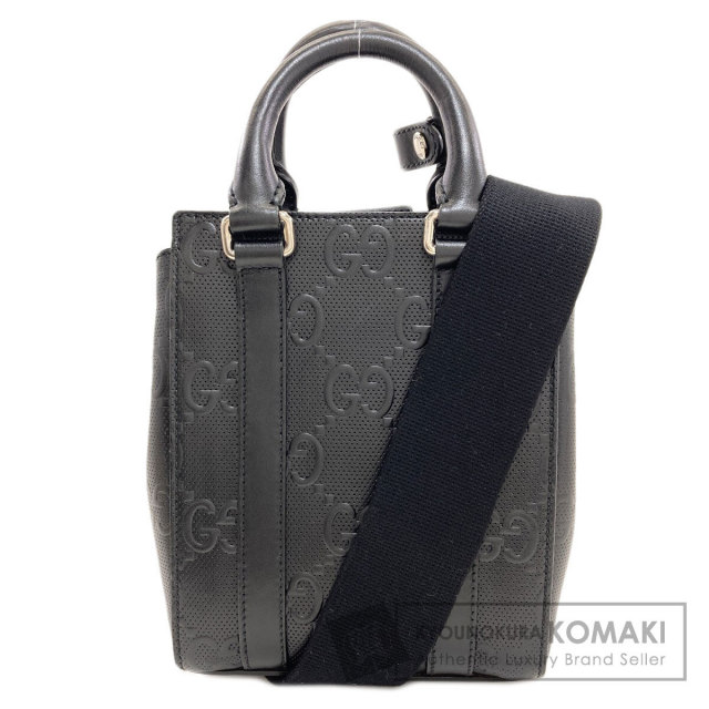 グッチ ハンドバッグ GGエンボス ミニ 2WAY