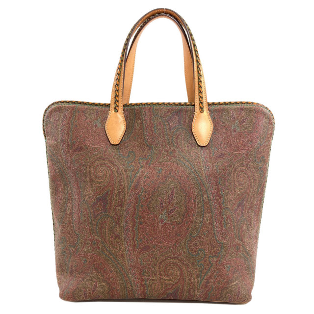 ETRO エトロ ペイズリー柄 トートバッグ PVC レディース [中古