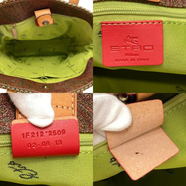 ETRO エトロ ペイズリー柄 トートバッグ PVC レディース [中古
