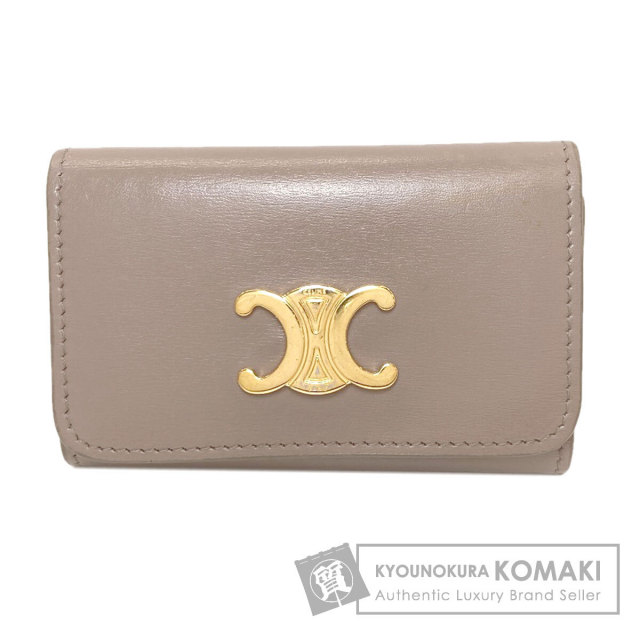 CELINE セリーヌ トリオンフ キーケース カーフ レディース [中古